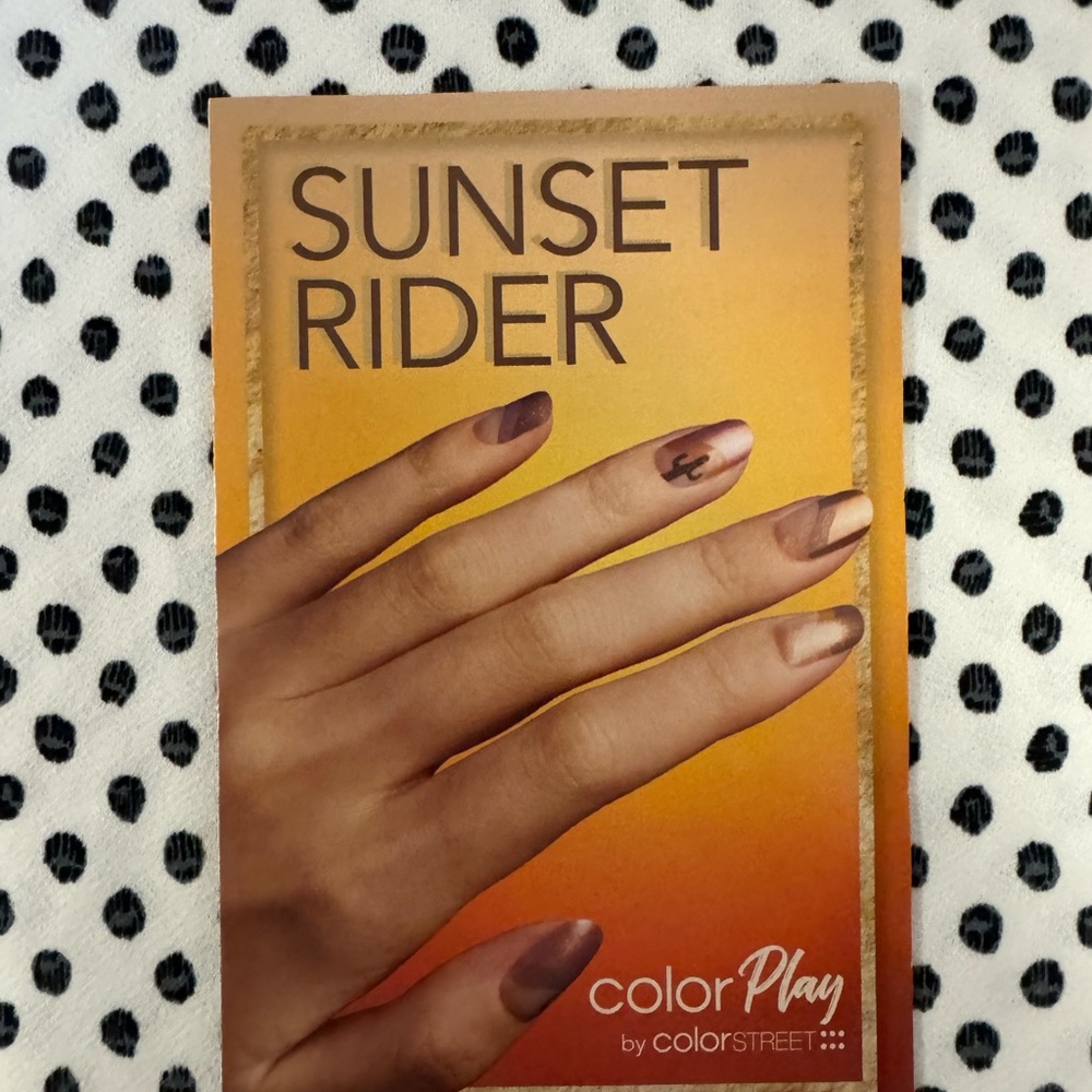 Color Street Sunset Rider September 2023 subscription box